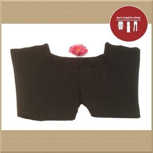 Tracy Evans Black Striped Dress Pants